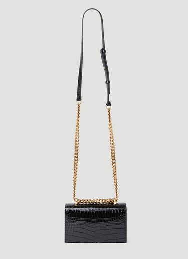 Alexander McQueen Jewelled Satchel Mini Bag Black amq0251006