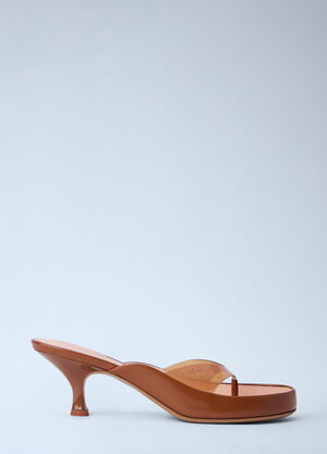 Chloé Junie Heeled Sandals Brown chl0264023