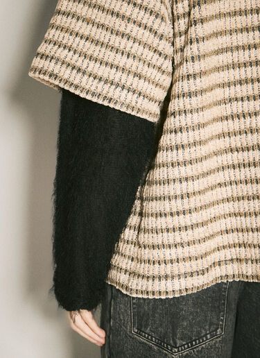 Song for the Mute Double-Layered Sleeves Sweater Beige sfm0158008