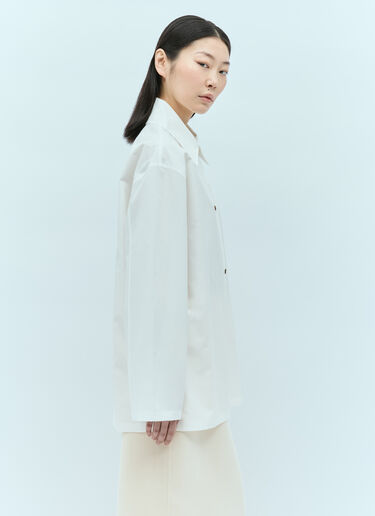 The Row Rigel Shirt White row0255001