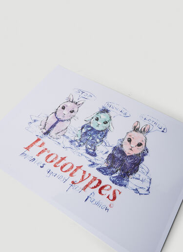 PROTOTYPES Proto Prints Bunnies Screenprint Optics White typ0350012