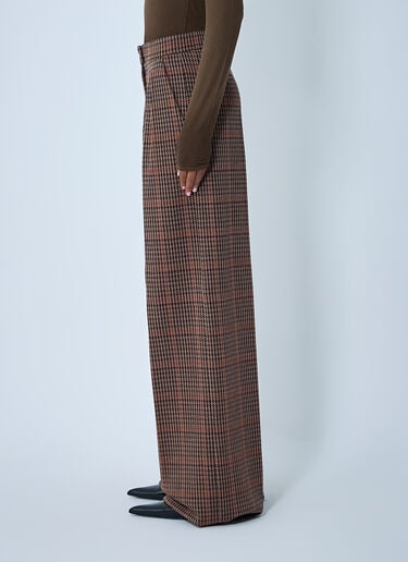 Max Mara Tailored Wool-Blend Pants Brown max0262018
