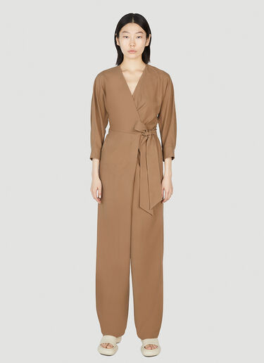 Max Mara Gattoni Jumpsuit Brown max0252017