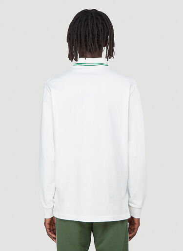 Gucci Long-Sleeved Polo Shirt White guc0141112
