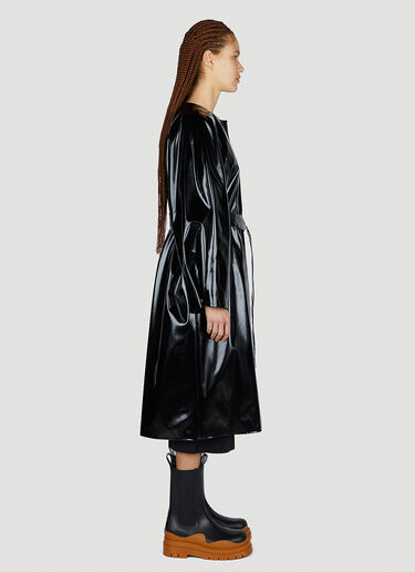 Acne Studios High Gloss Belted Coat Black acn0252024