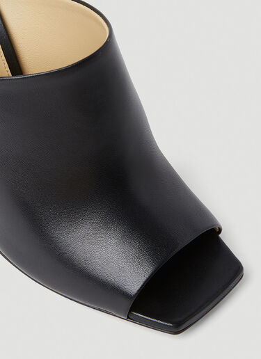 Bottega Veneta Curved Heel Mules Black bov0251071