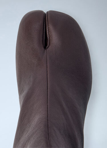 LN-CC® - Maison Margiela: Tabi Ankle Boots - Brown Maison Margiela Tabi Ankle Boots Brown mla0265020