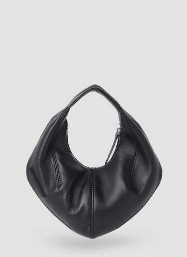 Kiko Kostadinov Small Buggle Hobo Handbag Black kko0252016