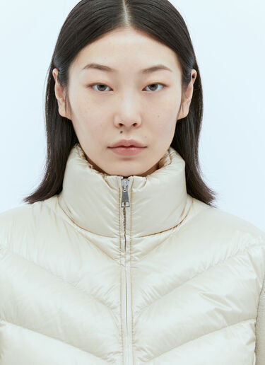 Moncler Padded Cardigan Beige mon0254040