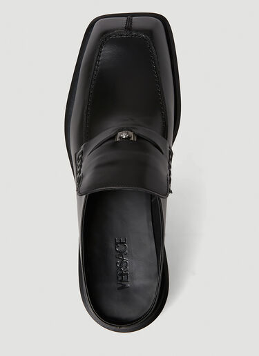 Versace Squared Loafers Black ver0152023