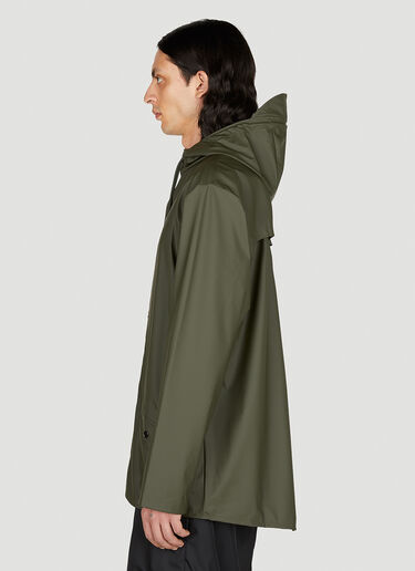 Rains Hooded Rain Jacket Green rai0352001