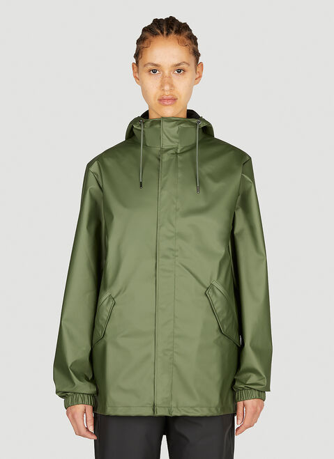 Rains フィッシュテールジャケット グリーン rai0352001