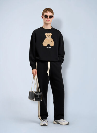 LN-CC® - Palm Angels: Bear Sweatshirt - Black Palm Angels Bear Sweatshirt Black pma0164075