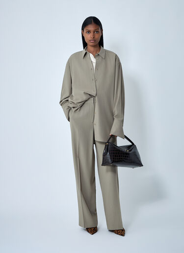 Classic Tuxedo Shirt TOTEME Classic Tuxedo Shirt Beige tot0262027