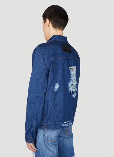 JW Anderson Distressed Denim Jacket Blue jwa0151010