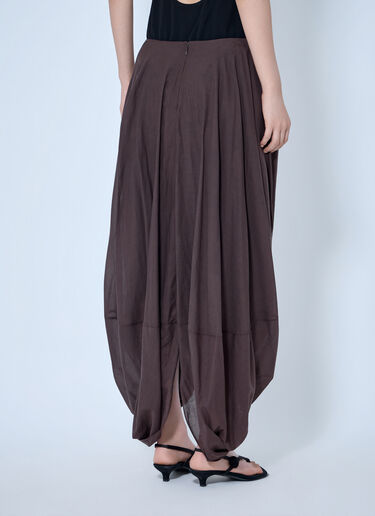 LN-CC® - Toteme: Cocoon Skirt - Brown Toteme Cocoon Skirt Brown tot0265016