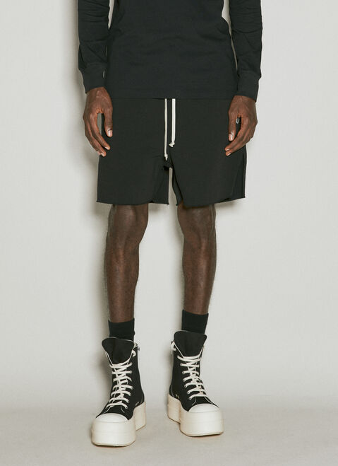 Moncler x Rick Owens Track Bermuda Shorts Black mcs0355014