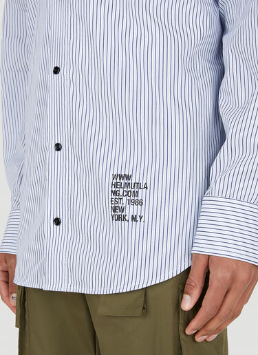 Helmut Lang Twin Stripe Shirt Blue hlm0147009