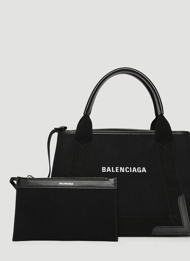 Balenciaga ネイビーSカバストートバッグ ブラック bal0246045