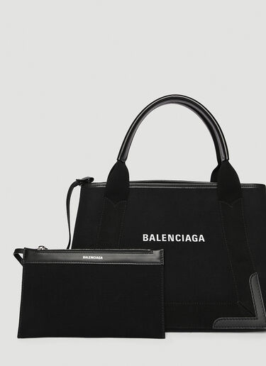 Balenciaga Women's Navy S Cabas Tote Bag in Black | LN-CC®