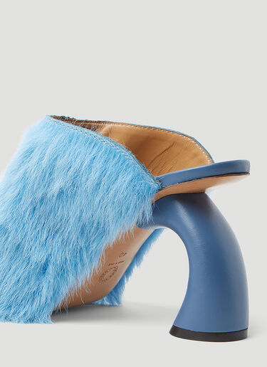 Ponyhair Mules Dries Van Noten Ponyhair Mules Blue dvn0253012
