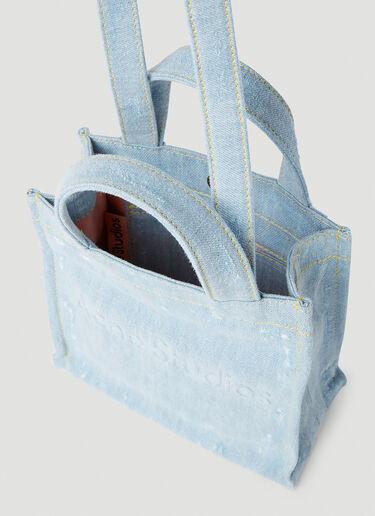 로고 쇼퍼 미니 토트백 Acne Studios 로고 쇼퍼 미니 토트백 블루 acn0352002