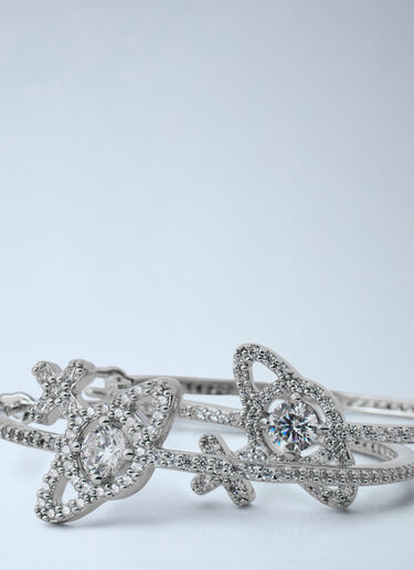 Vivienne Westwood Olympia Hoop Earrings Silver vvw0264036