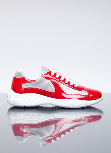 Prada America's Cup Sneakers Red pra0155017