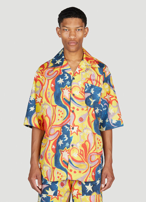 Yohji Yamamoto Galactic Paradise Shirt Black yoy0152010