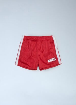 Nike x Martine Rose Logo Motif Track Shorts Red nik0362110