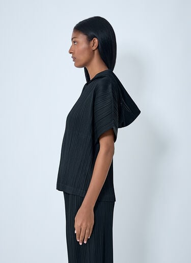 褶裥连帽衬衫 Pleats Please Issey Miyake 褶裥连帽衬衫 黑色 plp0262010
