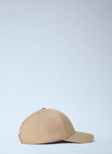 LN-CC® - Moncler: Logo Embroidered Cap - Beige Moncler Logo Embroidered Cap Beige mon0165055