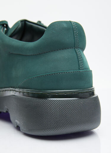 Burberry Nubuck Creeper Shoes Green bur0154017