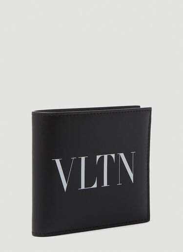 Valentino Garavani VLTN 프린트 반지갑 블랙 val0149042