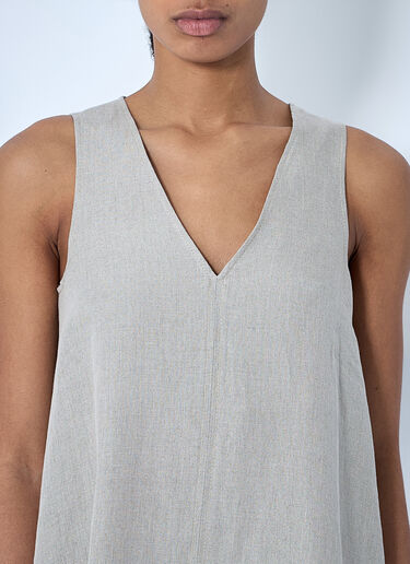 Max Mara Loose Linen Dress Beige max0260009