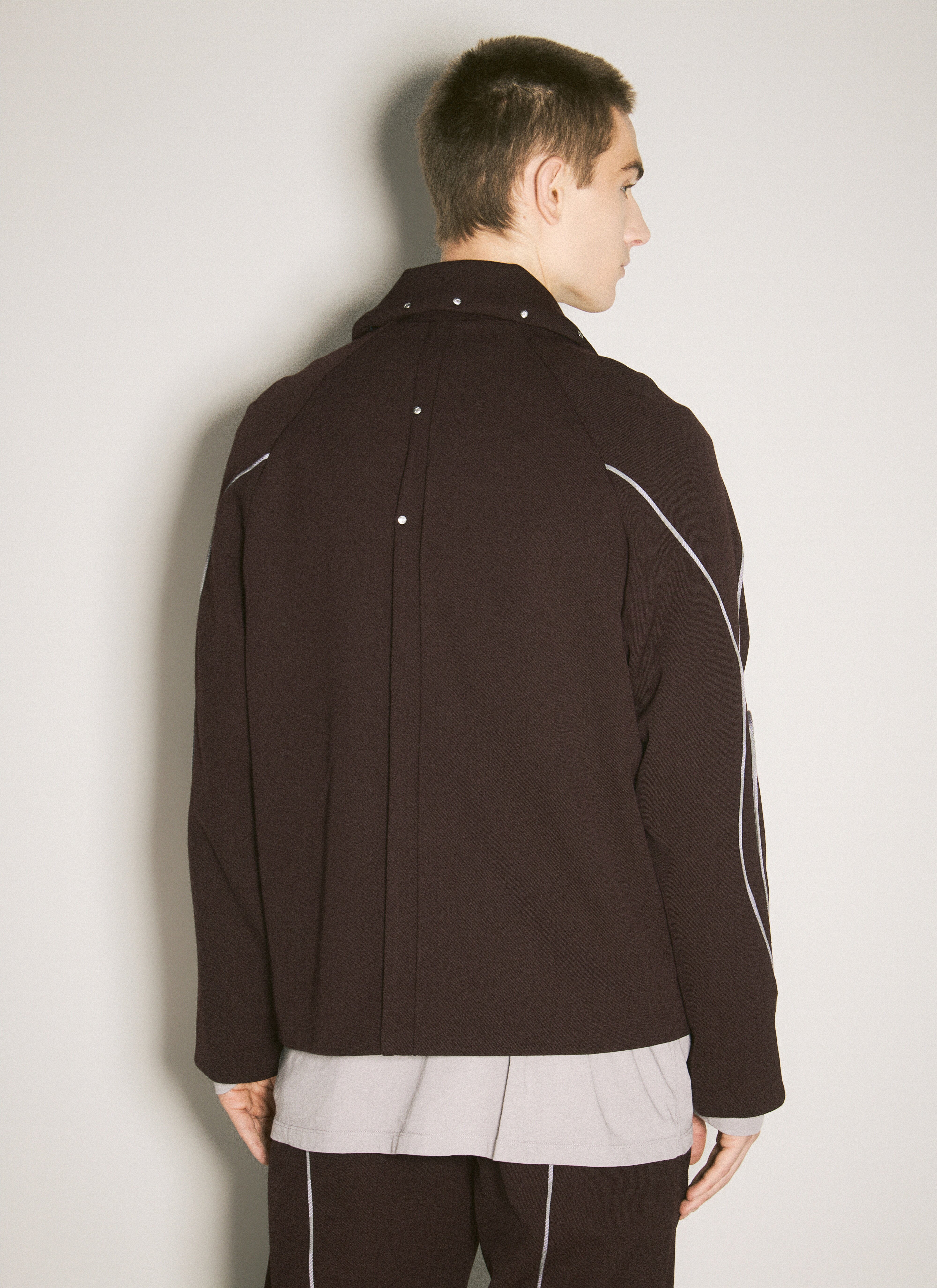 Kiko Kostadinov Men's' Chalice Jacket in Brown | LN-CC®
