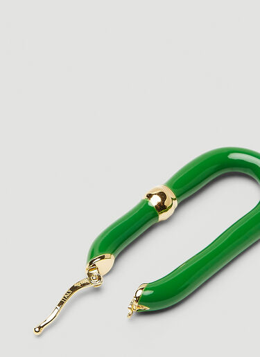 Bottega Veneta Dipped Long Bar Earrings Green bov0249121