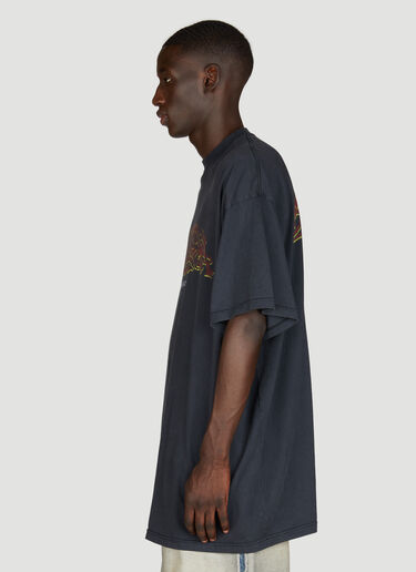 Balenciaga Offshore Oversized T-Shirt Black bal0155017