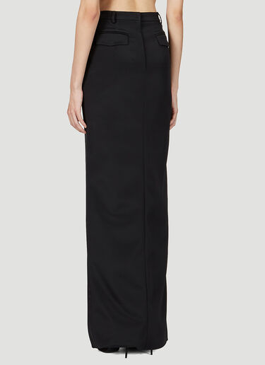 Dolce & Gabbana Kim Suiting Maxi Skirt Black dol0252005