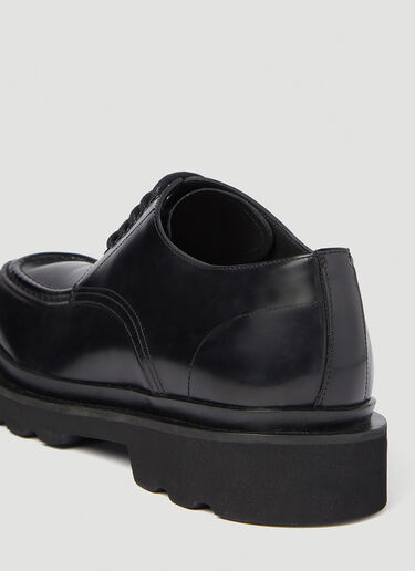 Dolce & Gabbana Brushed Leather Derby Shoes Black dol0154008