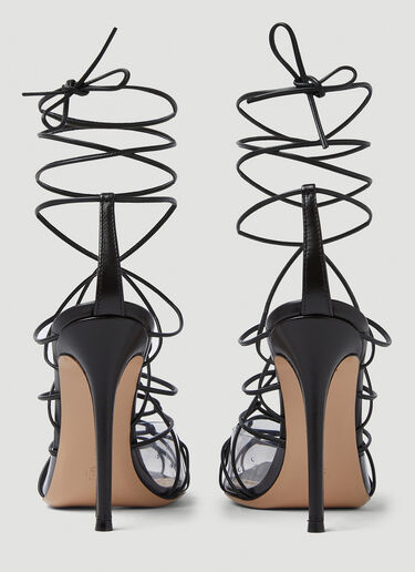 Gianvito Rossi Lace Up High Heels Black gia0250004