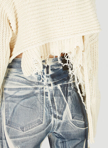 Ottolinger Wrap Knit Sweater Cream ott0251009