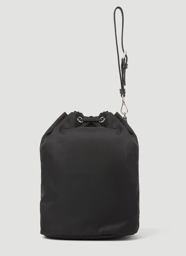 Prada Vela Pouch Bag Black pra0254040