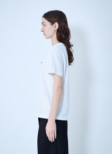 Jacquemus Gros Grain T-Shirt White jac0264023