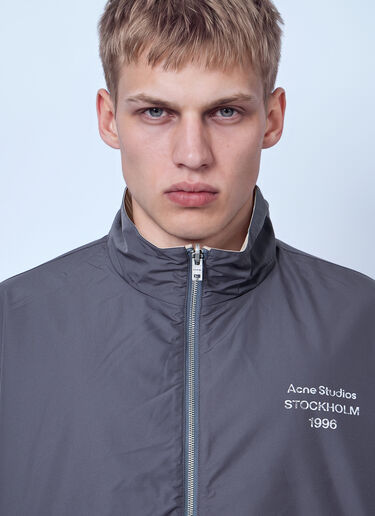 LN-CC® - Acne Studios: Reversible Zip-Up Jacket - Grey Acne Studios Reversible Zip-Up Jacket Grey acn0165041