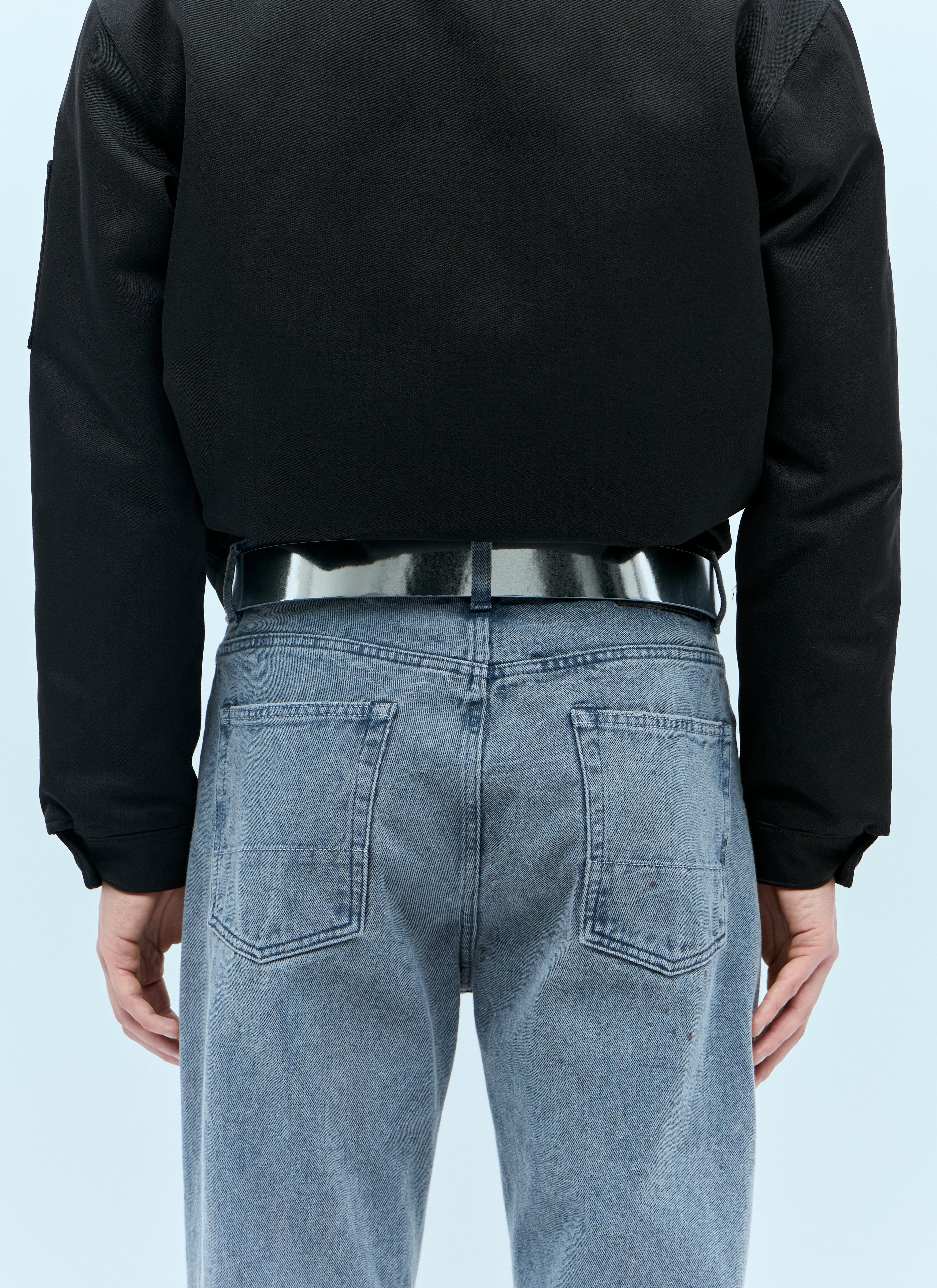Diesel Men's' B-1DR Belt in Silver | LN-CC®
