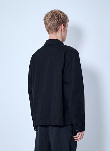 LN-CC® - Massimo Osti Studio: Cotton Twill Jacket - Black Massimo Osti Studio Cotton Twill Jacket Black mao0166006