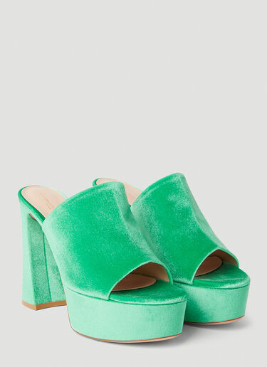 Gianvito Rossi Holly High Heel Mules Green gia0251014