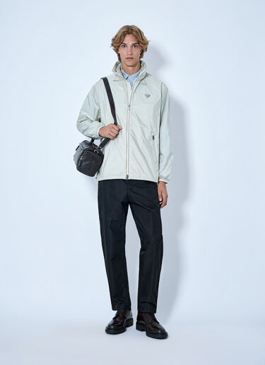 Prada High-Neck Zip Jacket White pra0165005
