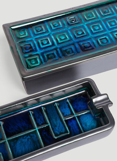 Box and Ashtray Set Bitossi Ceramiche Box and Ashtray Set Blue wps0644278